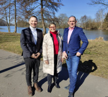 Freuen sich über eine gelungen Veranstlung v.l. Roman Hermann, Sabine Dittmar, Stephan Scheider