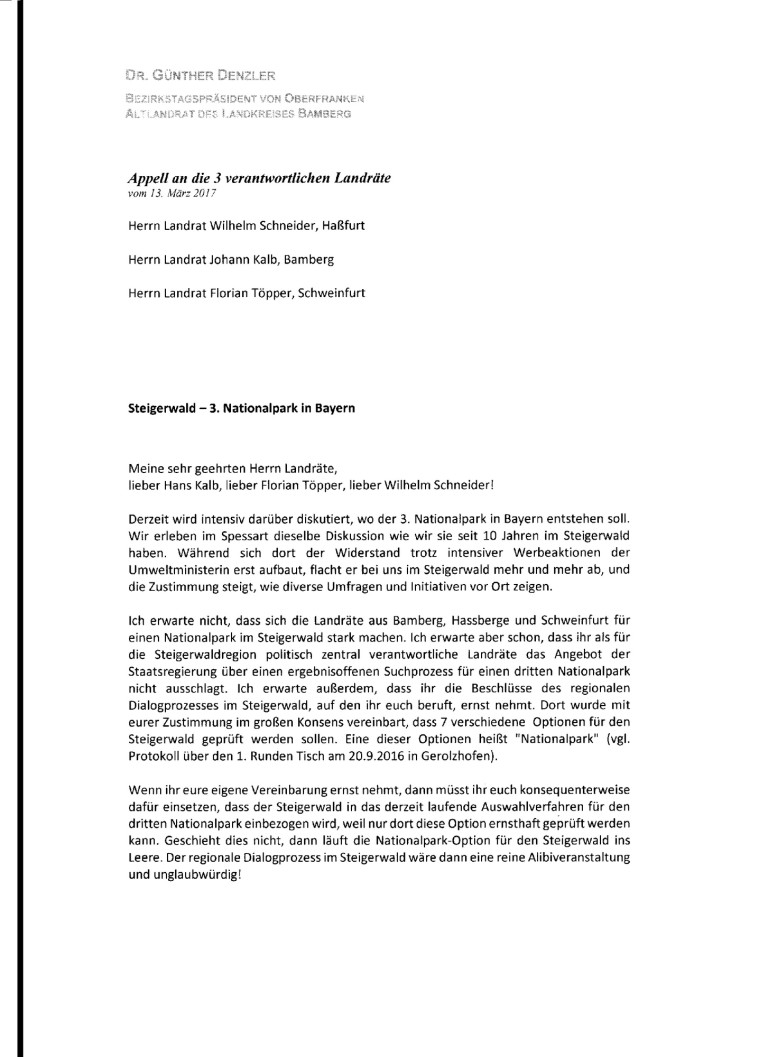 Apell an die Landräte 2